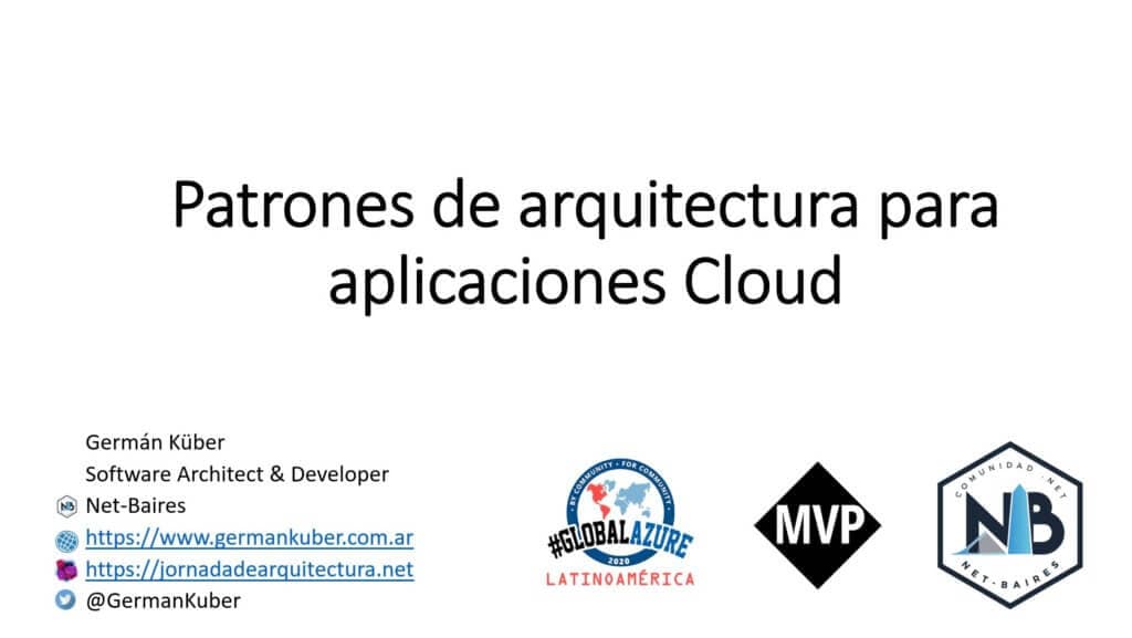 Architecture Patterns for Cloud Applications